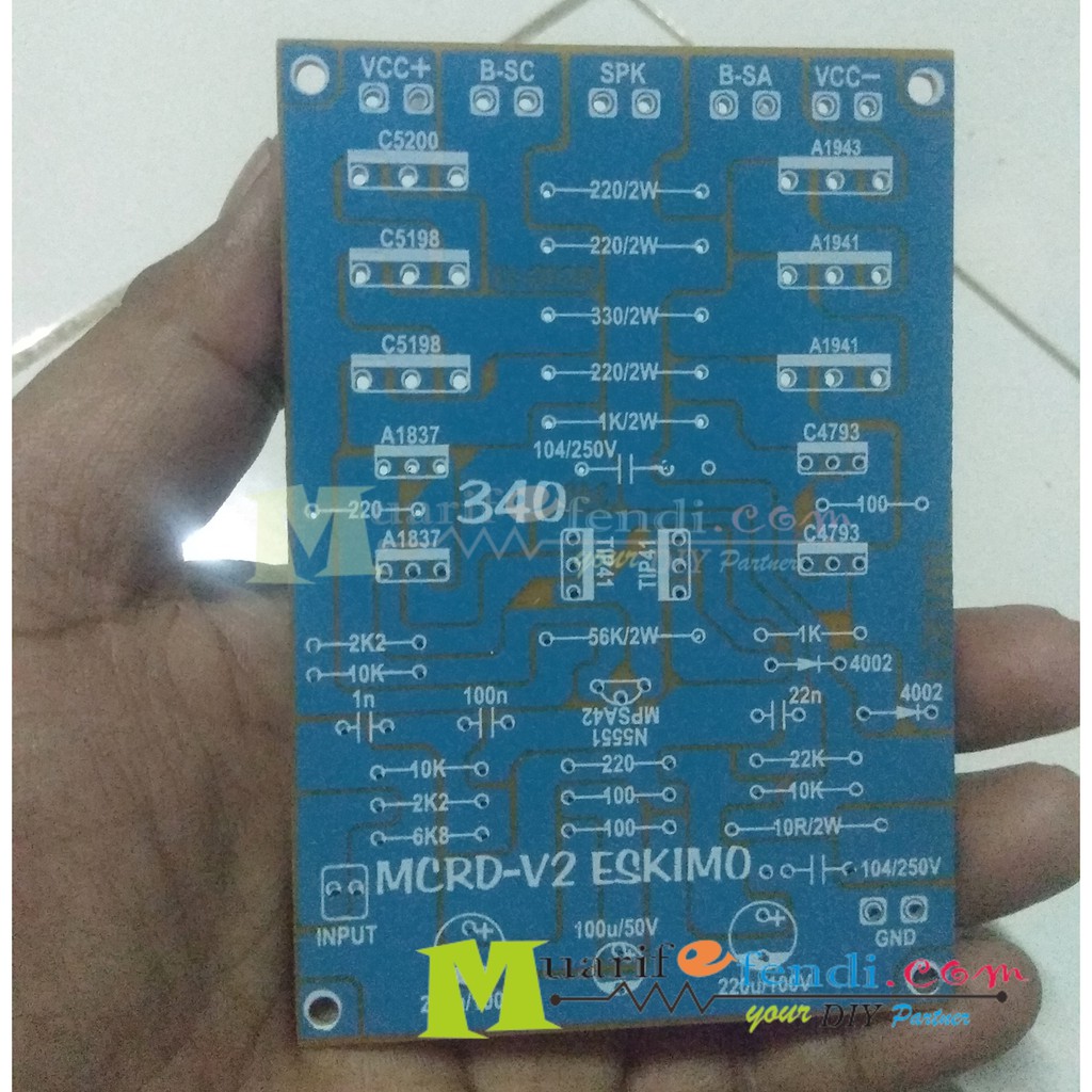 PCB Power Amplifier MCRD V2 ESKIMO 340M | Shopee Indonesia