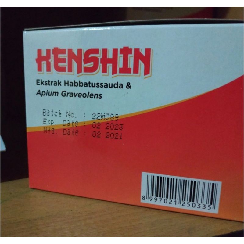 KENSHIN OBAT JAMU NYERI SENDI @1STRIP @4TABLET