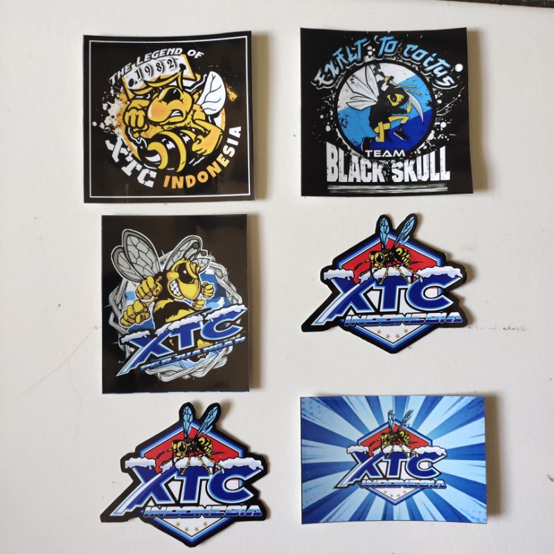 

stiker xtc legend 6pcs anti air/xtc indonesia coitus