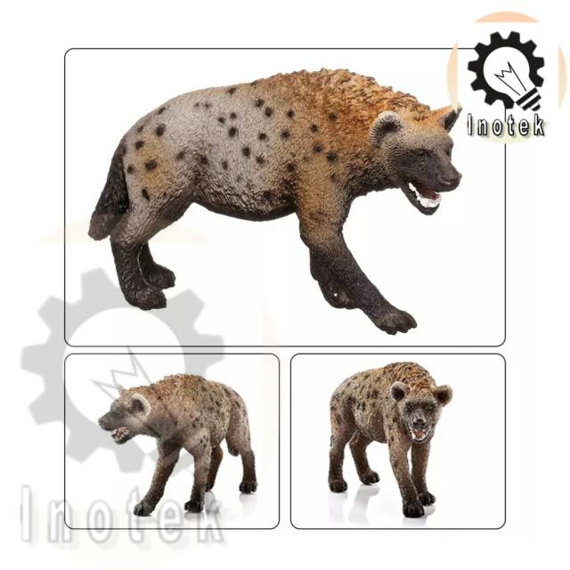 Static Figure Hyena - Miniature Hyena - Mainan Heyna