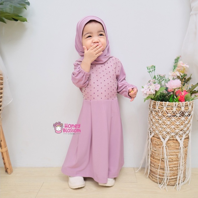 HONEYBLOSSOM gamis bayi / gamis bayi perempuan 0 6 bulan / gamis bayi perempuan alesha