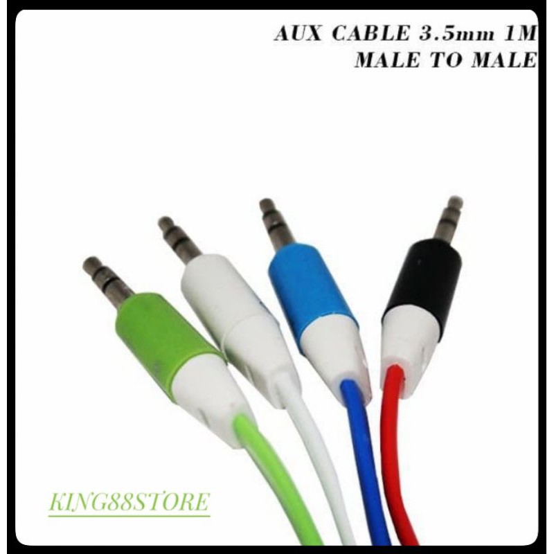 CABLE AUX 3.5MM MALE TO MALE 3.5 MM AUDIO KABEL