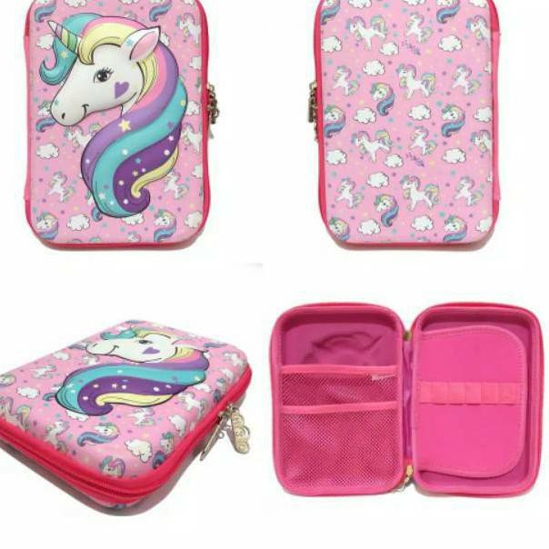

IMPORT TERBAIK Tempat Pensil Anak Perempuan Unicorn LOL Frozen Hello Kitty Kotak Pencil Case Emboss