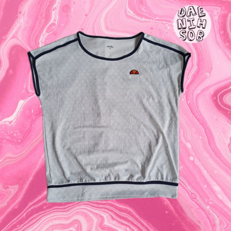 Ellesse jersey wanita kaos thrift