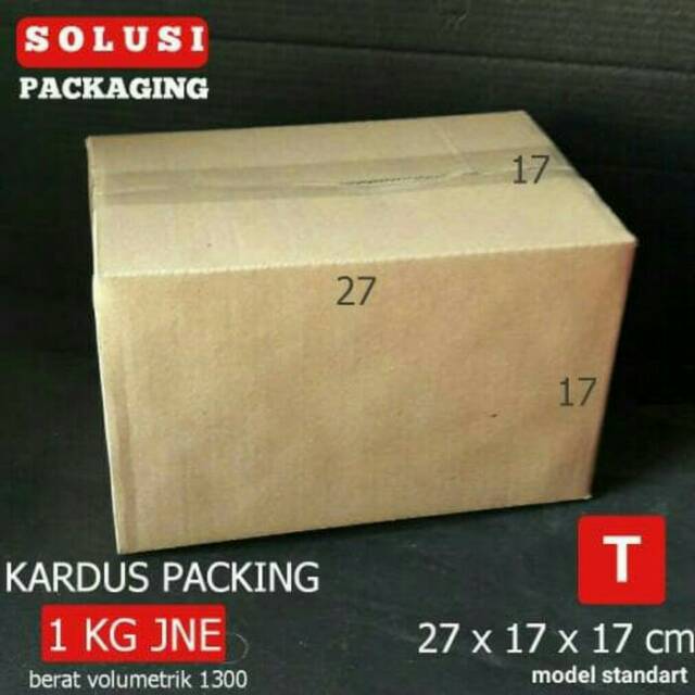 

isi 10pcs KARDUS PACKING 1 KG JNE 27X17X17CM tipe T | KARDUS POLOS BOX/KARDUS SEPATU DUS DOS KARTON KOTAK