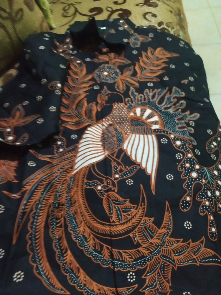 Elang Kemeja Batik Pria Lengan Panjang Full Furing Bahan Katun Sragenan By Kanaya
