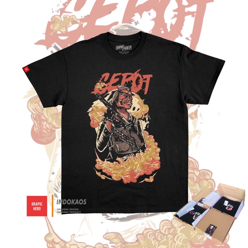 KAOS CEPOT ASTRAJINGGA WAYANG JAWA CULTURE BUDAYA INDONESIA ORIGINAL GRAPHIC HERO