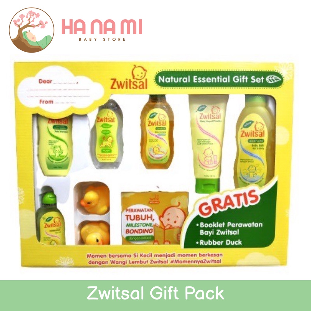 Zwitsal Baby Gift Spa Gift Box - Natural Essential Gift Set