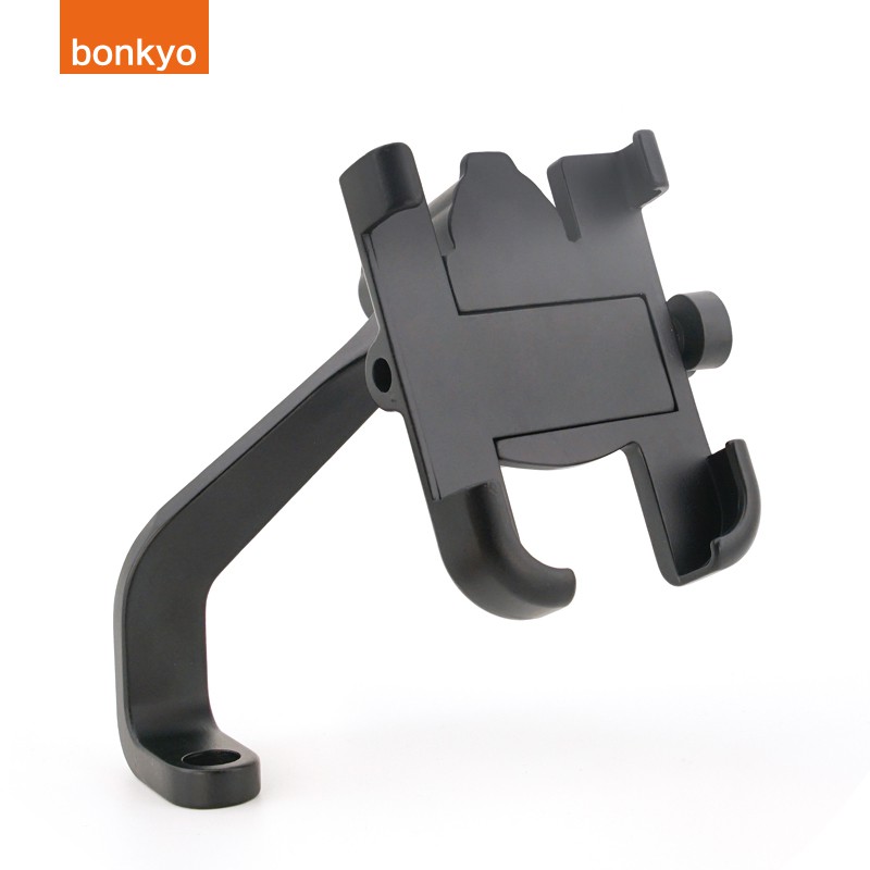 Bonkyo Holder HP Motor Handphone Holder Handle Bar Metal Sepeda Holder Universal Holder