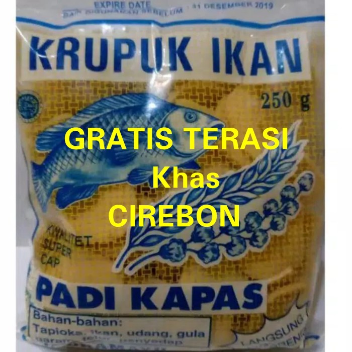 

SALE Krupuk Ikan Padi Kapas Ukuran Kancing 250gram