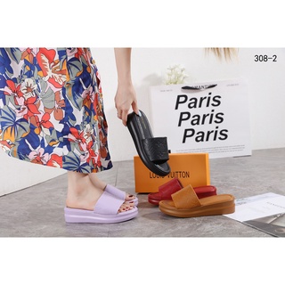 platform slide on sandals