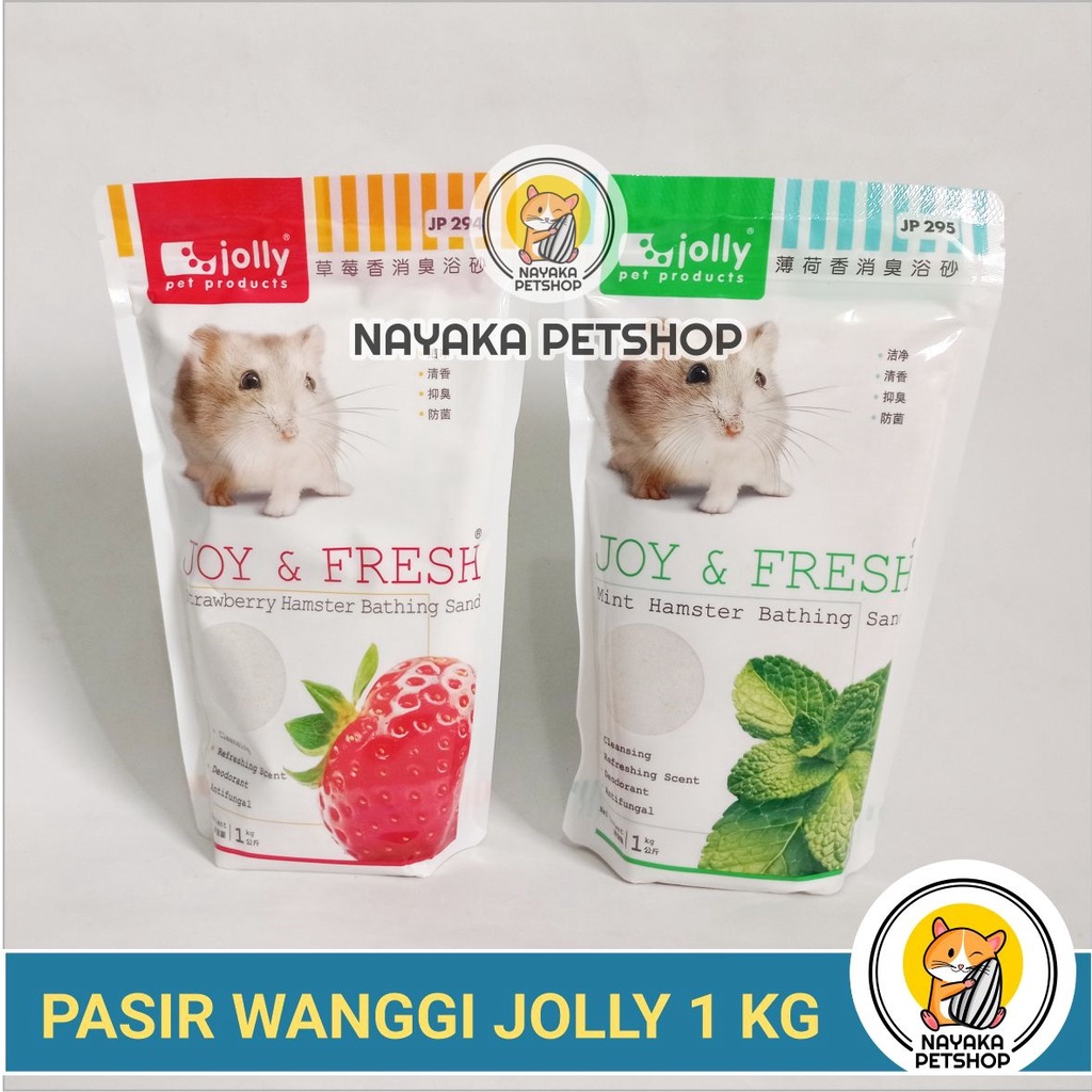 Jolly Bathing Sand 1 Kg Pasir Mandi Hamster Wangi Hewan