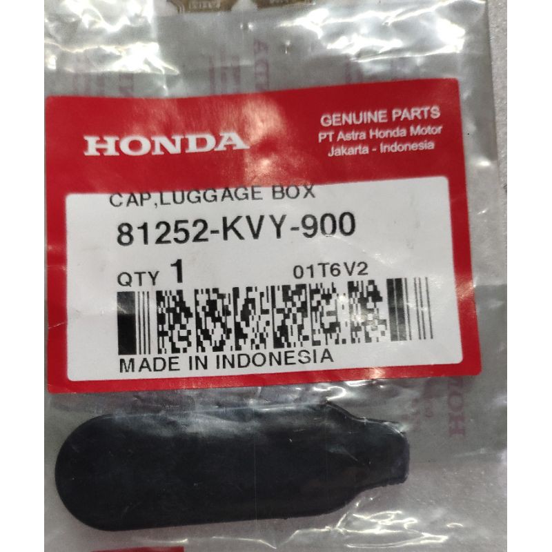 Cap Luggage Box Begasi Beat Karbu Ori Honda 81252KVY900
