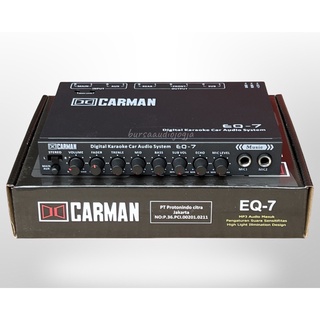 Parametrik Equalizer Carman EQ-7 - Preamp Carman EQ7 2 mic input