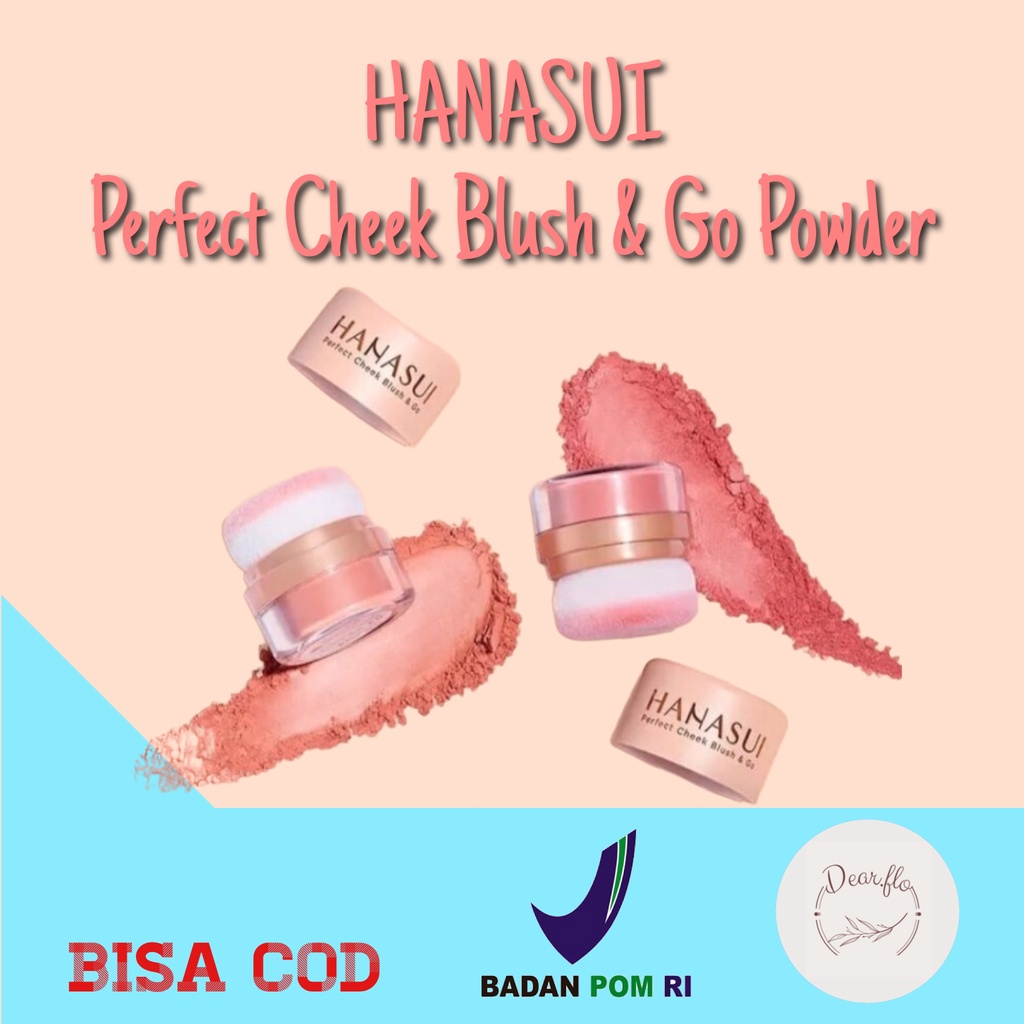 Jual HANASUI PERFECT CHEEK BLUSH & GO POWDER HANASUI BLUSH ON POWDER