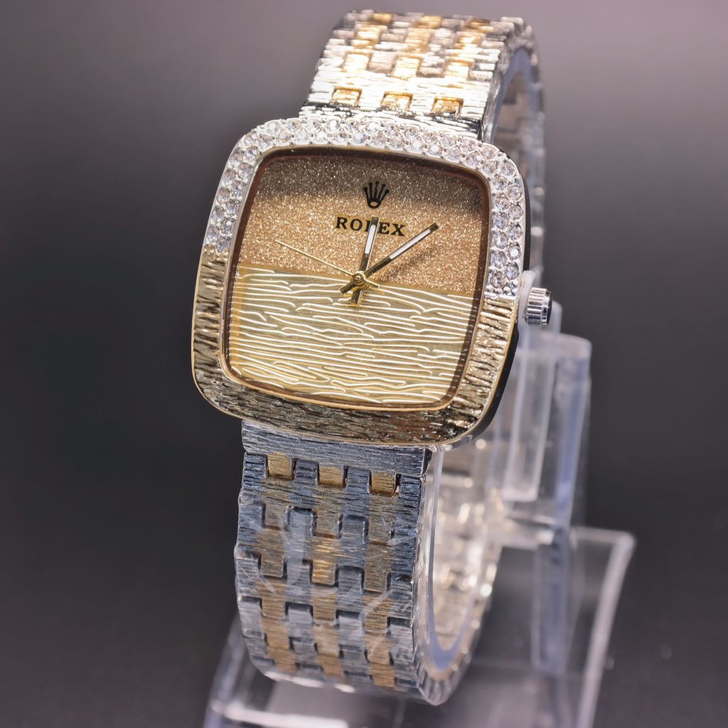 JAM TANGAN ROLEX 2032 KW SUPER WARNA KOMBI GOLD / KOMBI ROSEGOLD / GOLD