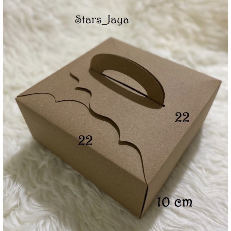 

Box Kraft Tenteng 22x22x10cm