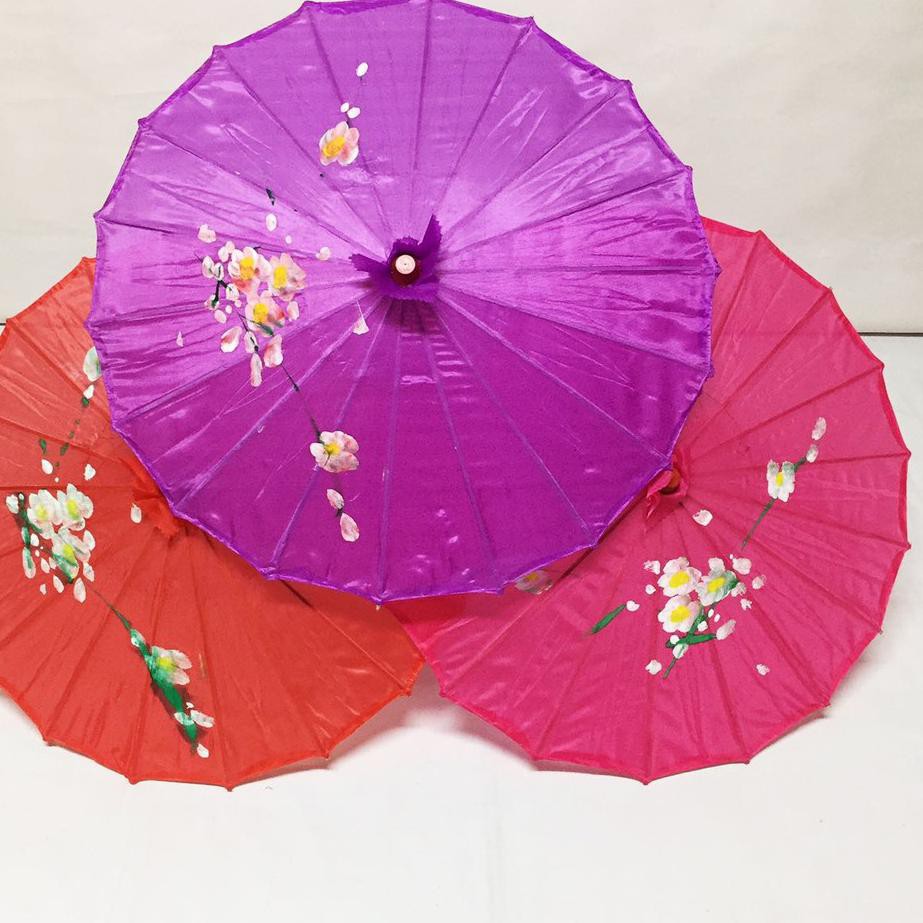 ❁⁂Ready Stock.. Payung nari kecil / payung kertas / payung china / payung jepang / dekorasi imlek -