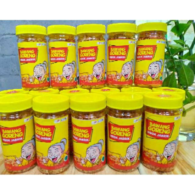 

BAWANG GORENG MBOK JABRIK KEMASAN TOPLES 60 GRAM