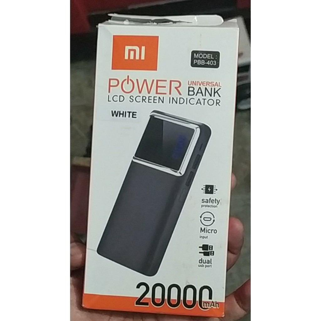 POWERBANK PB POWERBANK BRAND REALME,XIAOMI,SAMSUNG PBB PB-404 screen digital