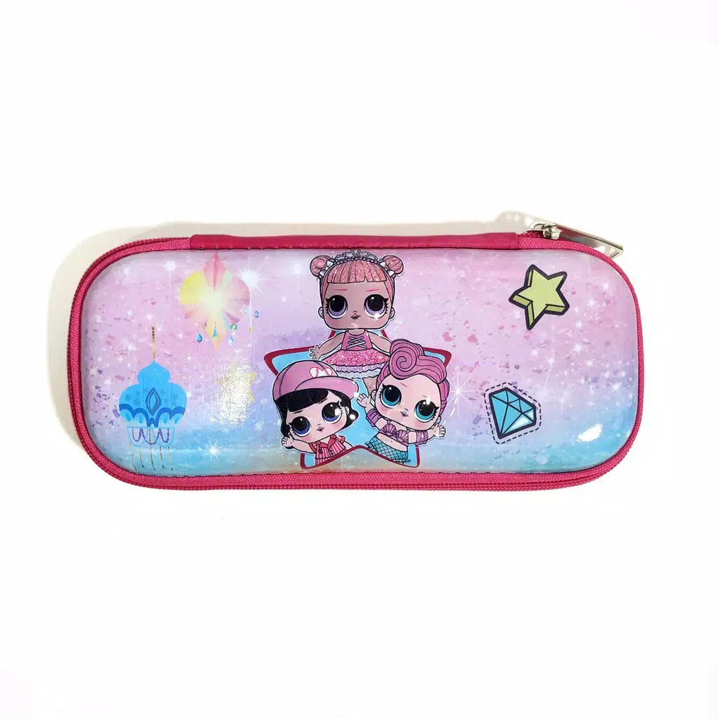 

Bakul Bekal - Kotak Pensil Anak Karakter Pencil Case Tipe Dompet Seleting Tebal 3D Glossy Alat Tulis Sekolah