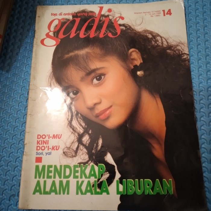 ORIGINAL majalah gadis no.14 1988