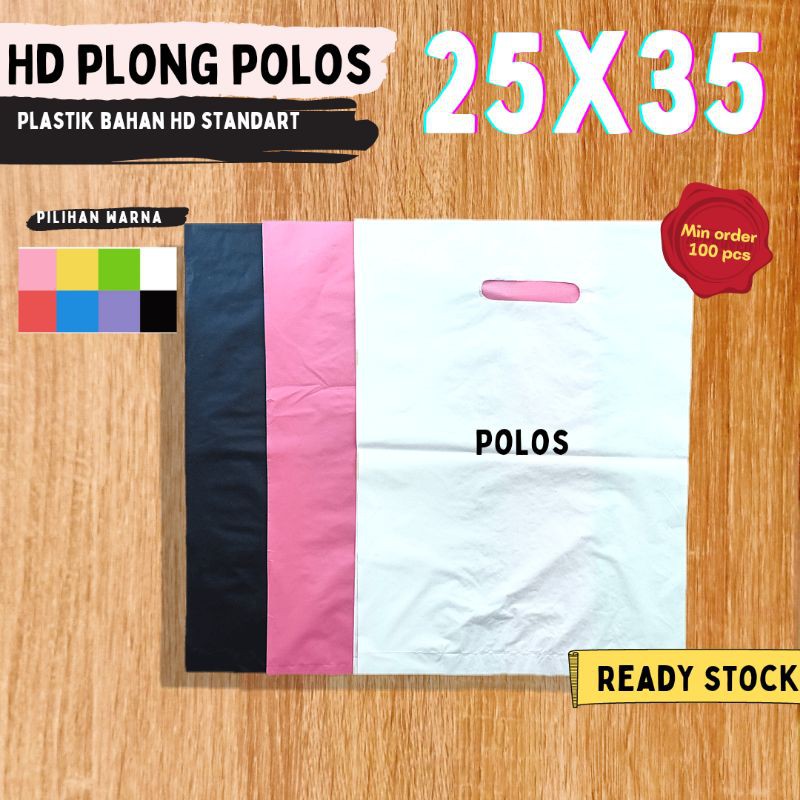25X35 (POLOS) PLASTIK PLONG HD / HD POND