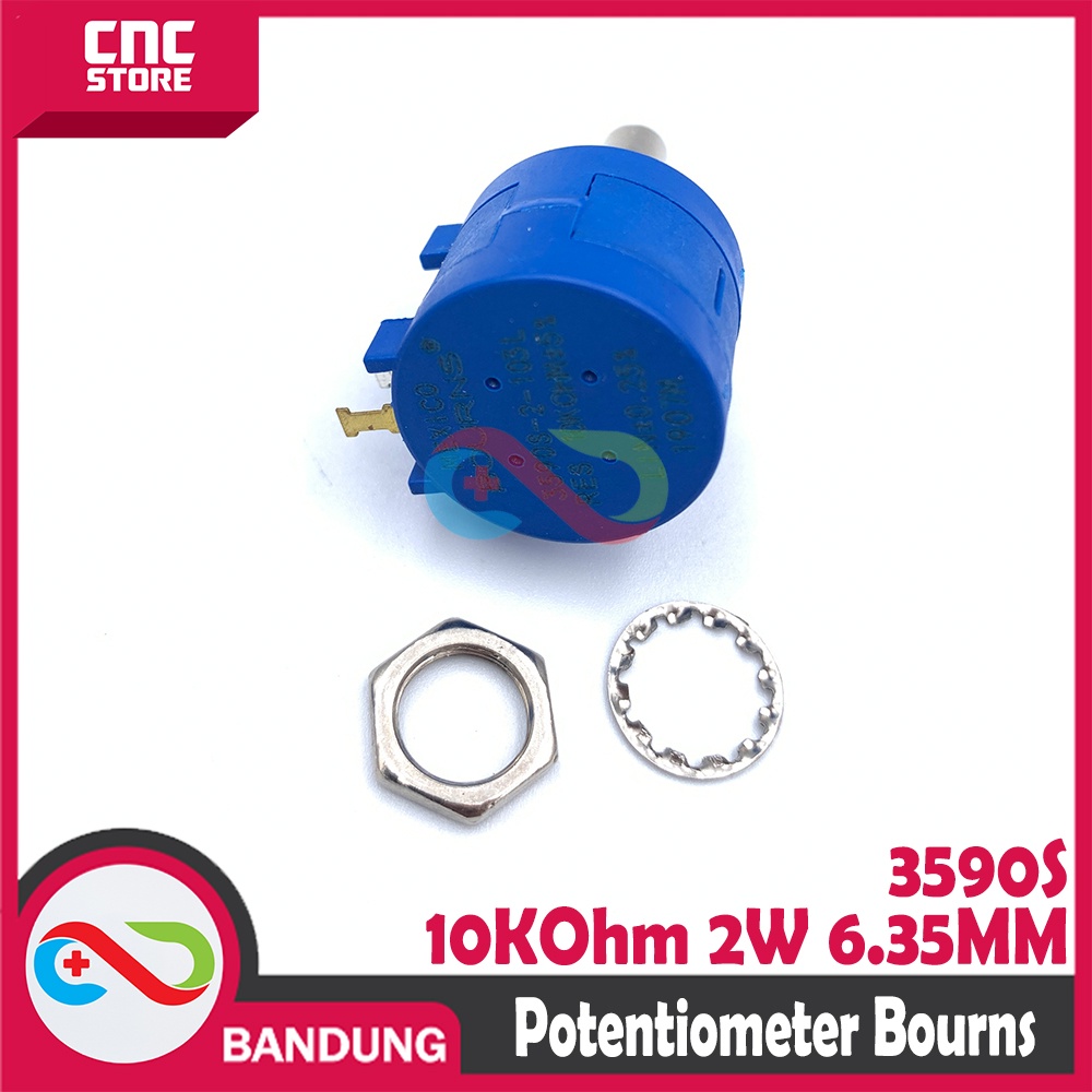 POTENTIOMETER BOURNS MULTI TURN 3590S 10K 2W POTENSIO POTENTIO