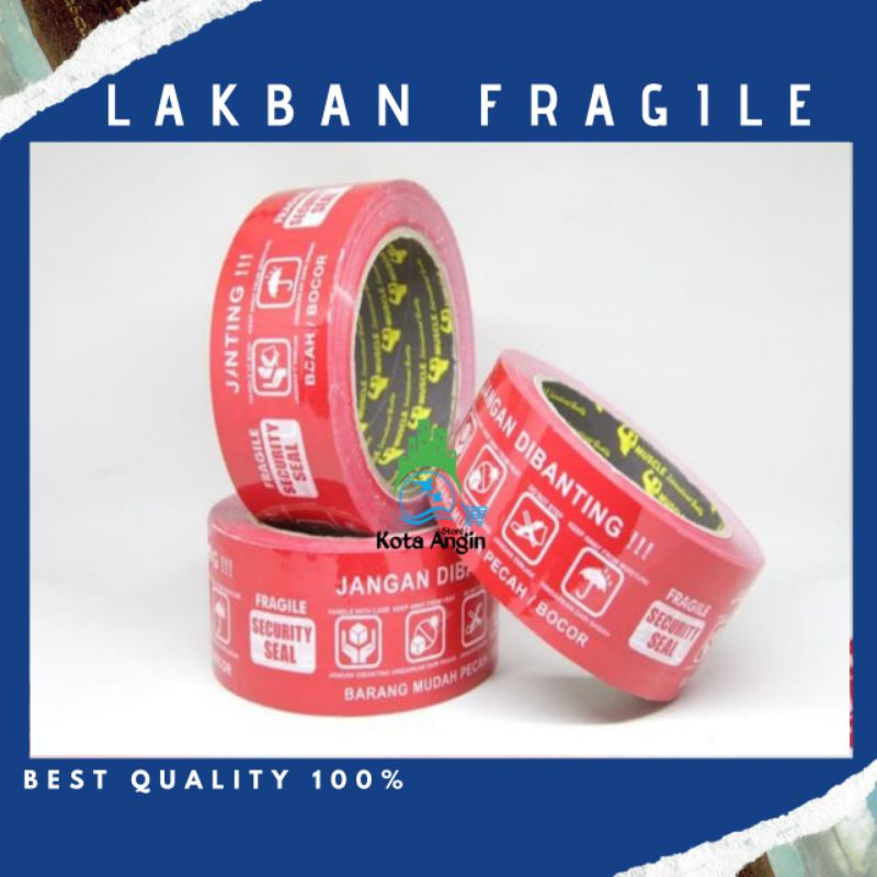 

Lakban Fragile Merah 2"inchi ( 48mm x 50yard )