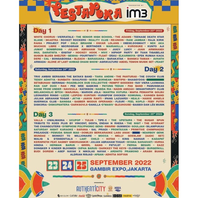 JUAL TIKET PESTAPORA 2022 WTS PESTAPORA 3 days pass