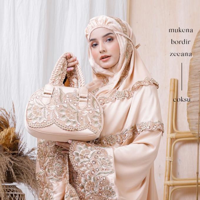 Mukena Dewasa Bordir Zeeana Coksu