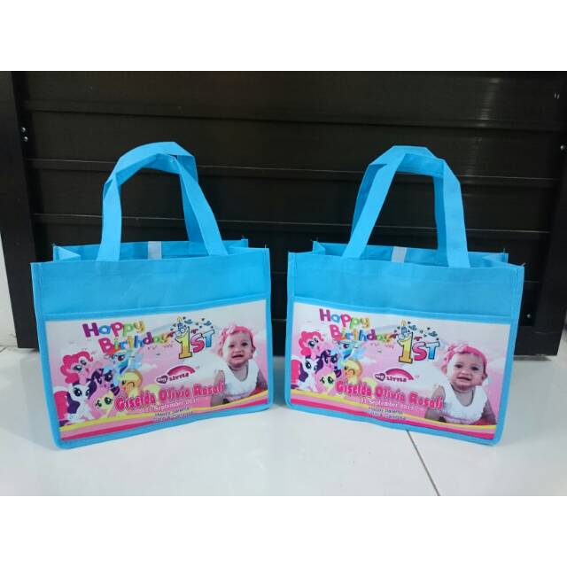 

tas souvenir ultah model kantong custom landscape