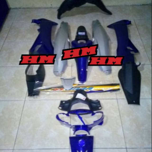 Full body vega r new, biru silver