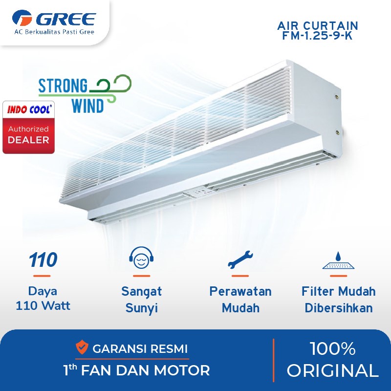 GREE AIR CURTAIN 90cm - FM-1.25-9-K