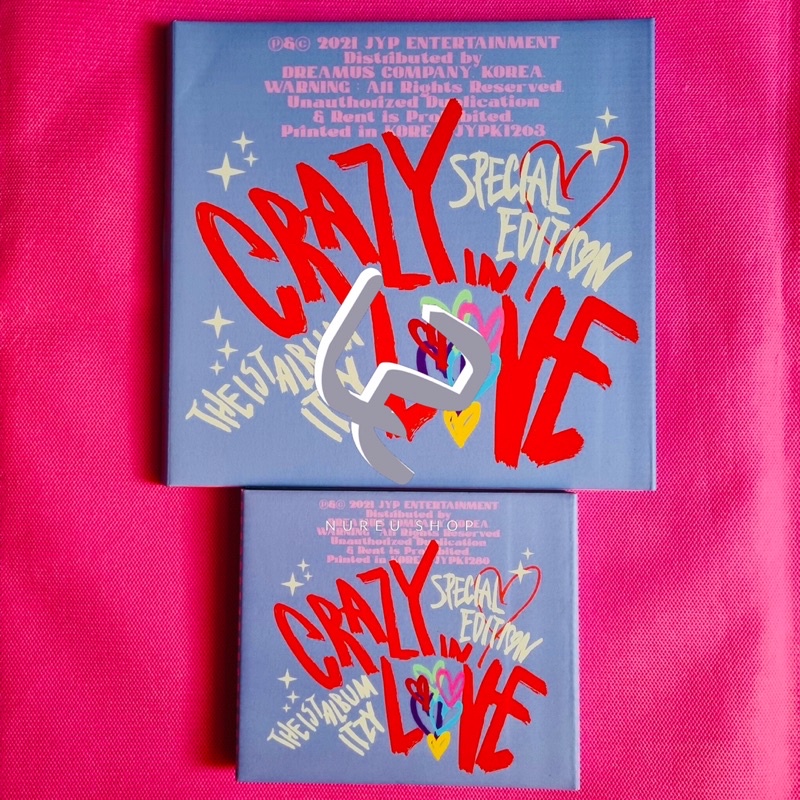 ITZY - The 1st Album “CRAZY IN LOVE” Special Edition (Photobook ver / Jewel Case ver)