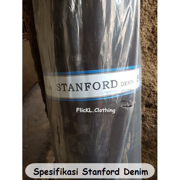 Bahan Kain Stanford Denim Chambray Stanford 6oz Tipis Rollan