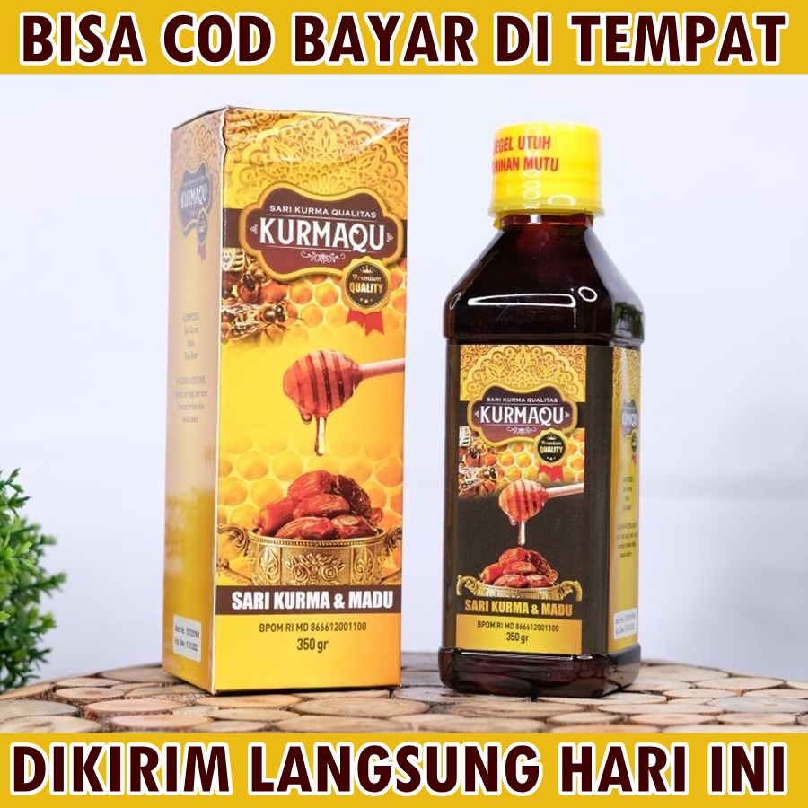 KURMAQU - Obat Buat Lemah Syahwat pria / Jamu Atasi Ejakulasi Dini / Obat Herbal Stamina Pria / Madu Kurma Sari Kurma KurmaQu Original 100% ASLI-2
