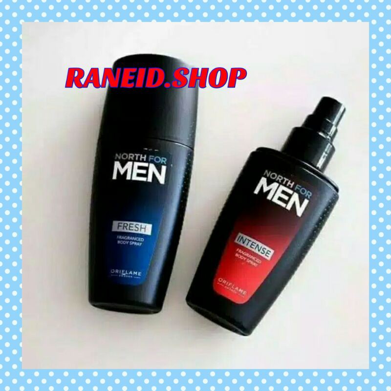 North For Men Fresh Fragranced Body Spray / North For Men Intense Fragranced Body Spray