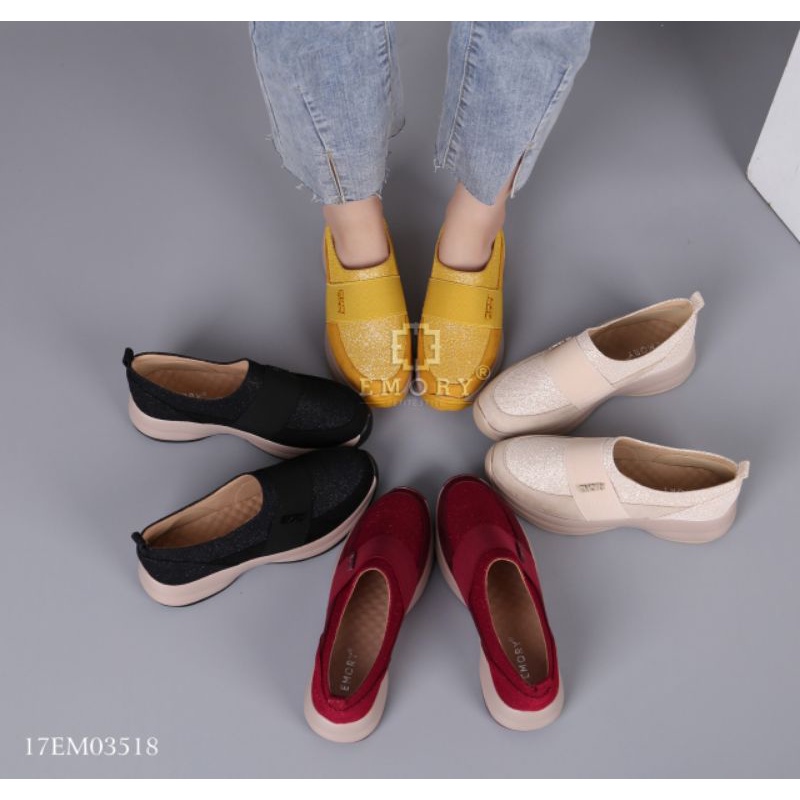 SEPATU EMORY Nathanie 17EMO3518 ORIGINAL BRAND #WEDGES