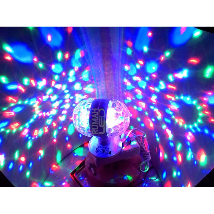 Lampu LED Disko Disco Warna Warni SURYA / MITSUYAMA - Model Duduk terlaris