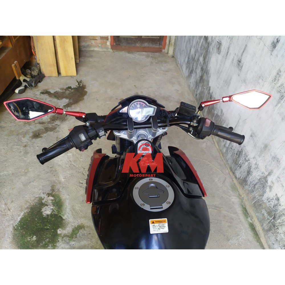 Stang Ninja Custom Stir Setang Variasi Racing Modif Universal Tinggi 9 cm Panjang 67,5 cm