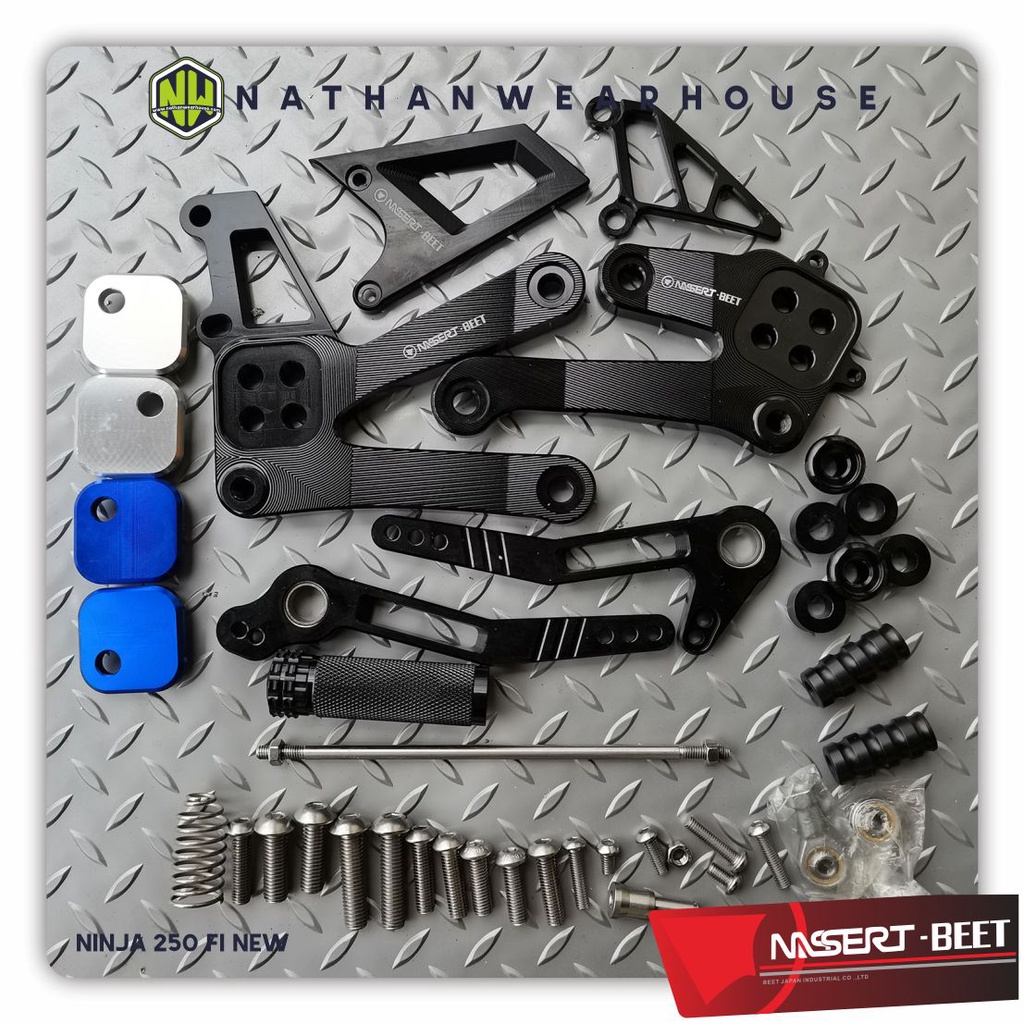 Footstep Underbone Racing Ninja 250 Fi New 2018 Full CNC Nassert Beet