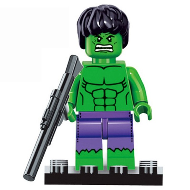 Lego HULK  BLOK Superhero Set Model Super Hero Souvenir 