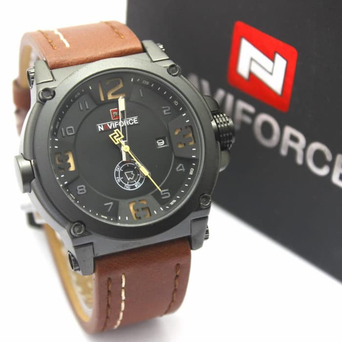 jam tangan NAVIFORCE 9099 ORIGINAL KULIT