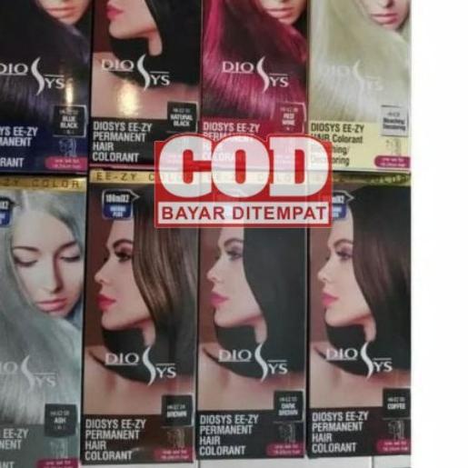➥ Cat Rambut Diosys ( cat 100ml + Oxydant 100ml) hair soColor developer bleaching grey ♗