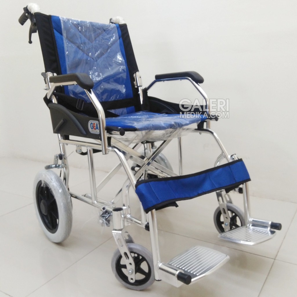 Kursi Roda Travel / Alumunium Travel Wheelchair GEA FS868L / FS 868 L / FS-868L - Bisa Dilipat Masuk Mobil