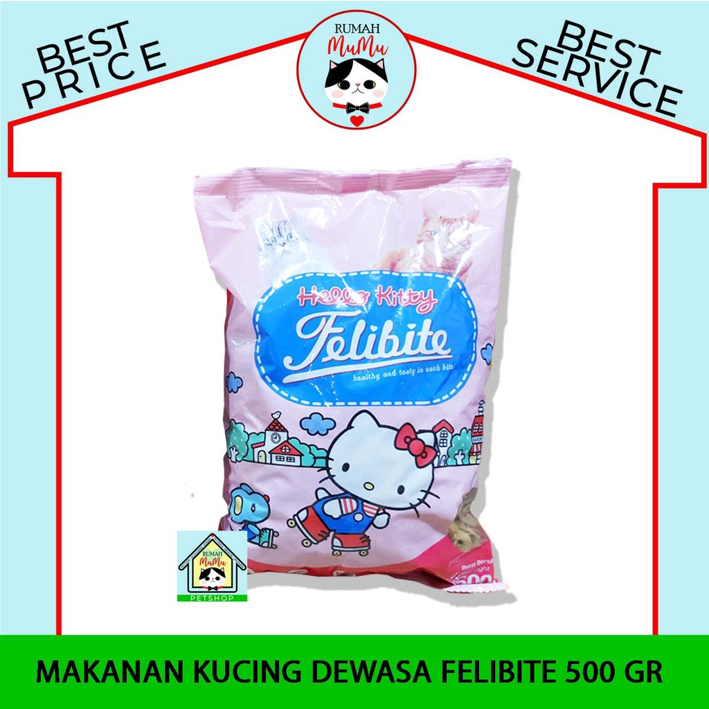 MAKANAN KERING KUCING FELIBITE 500 GR