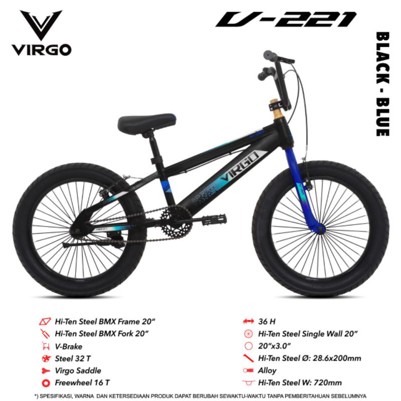 Sepeda Anak BMX Virgo 221 20inch