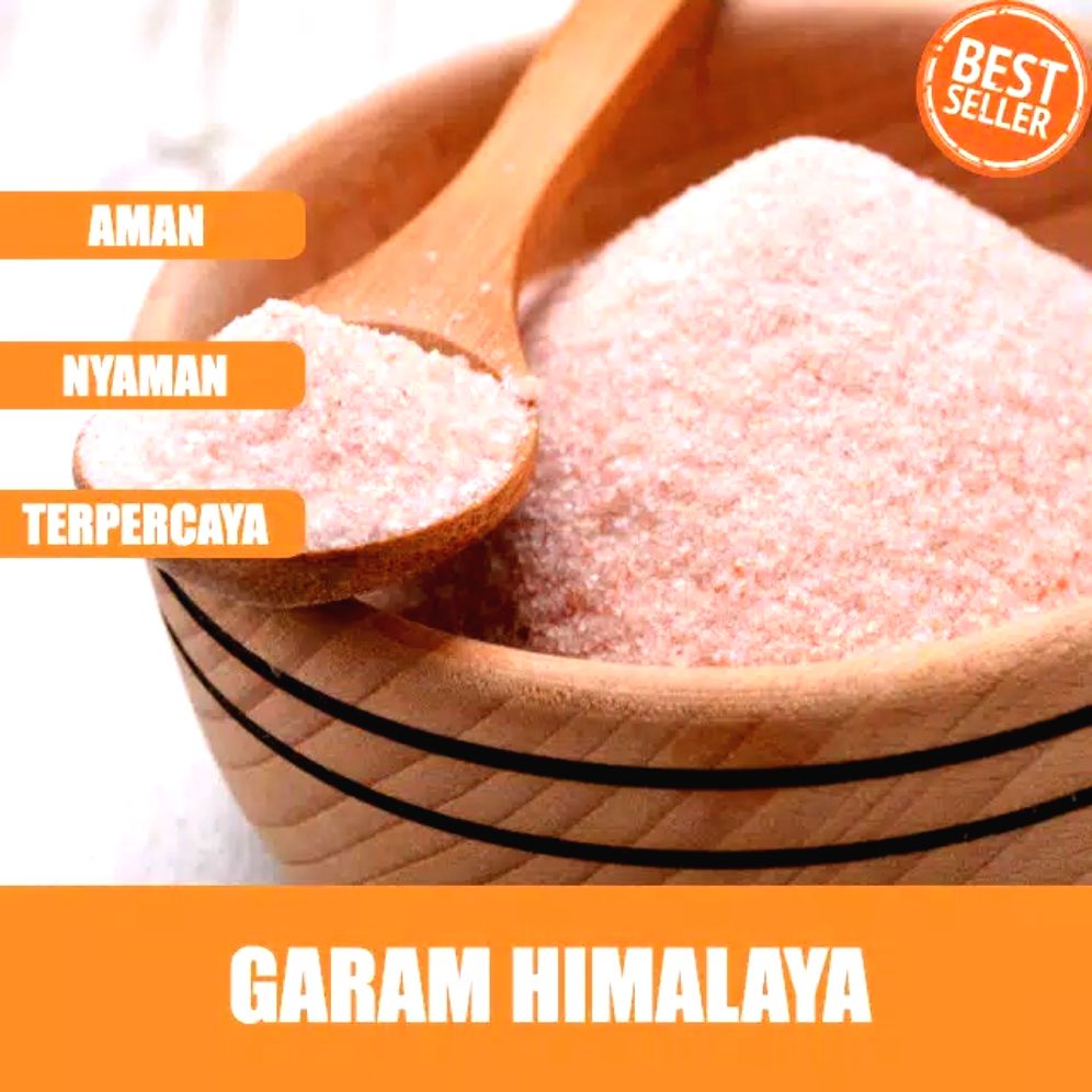 

Garam Himalaya Pink Salt Garam Kesehatan 100gr