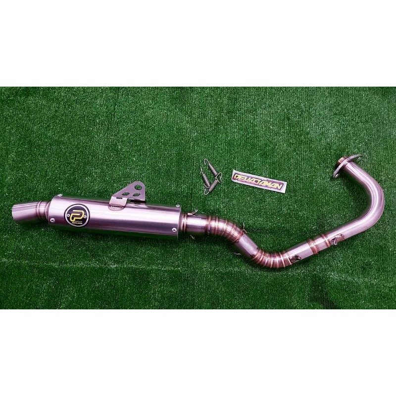 Knalpot Racing Beat Scoopy Vario 110 155 200CC Drag Bike Pekajaman Muffler Original Jogja